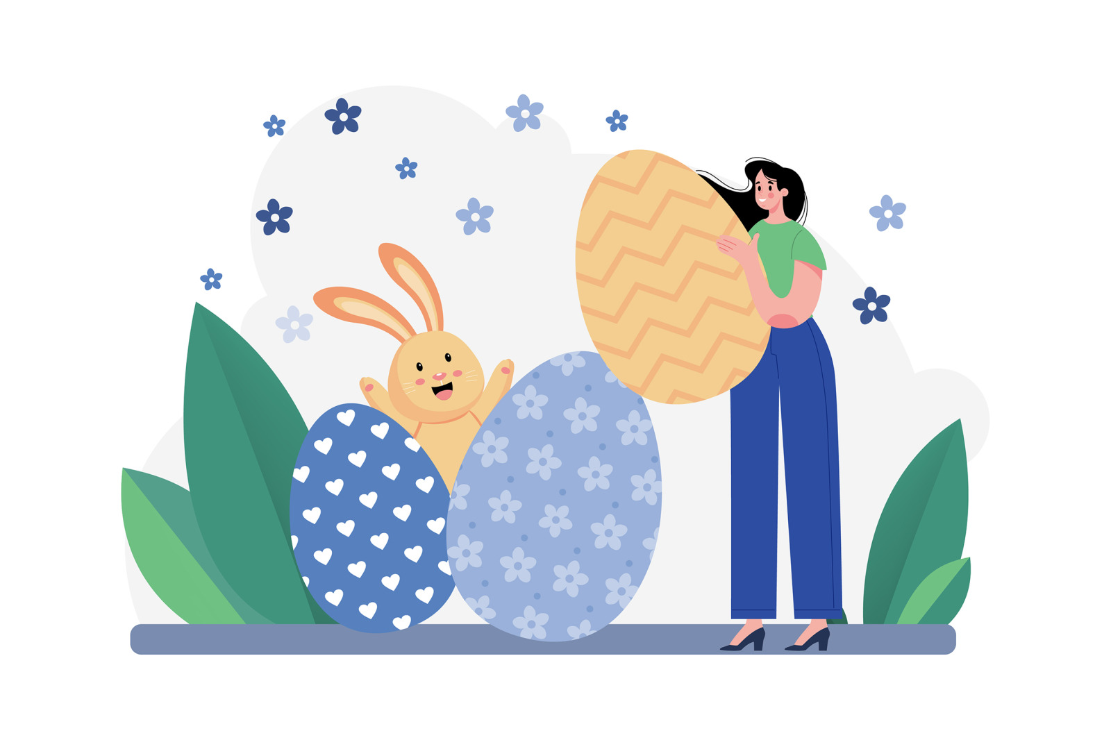 M513_ Easter Day Illustration Pack M513_ Easter Day Illustration Pack