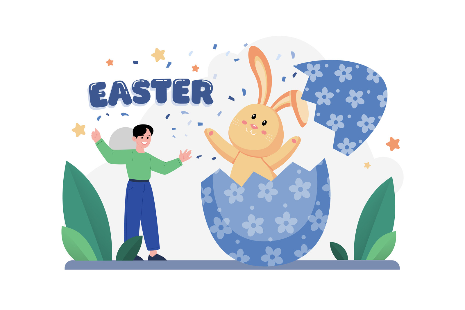 M513_ Easter Day Illustration Pack