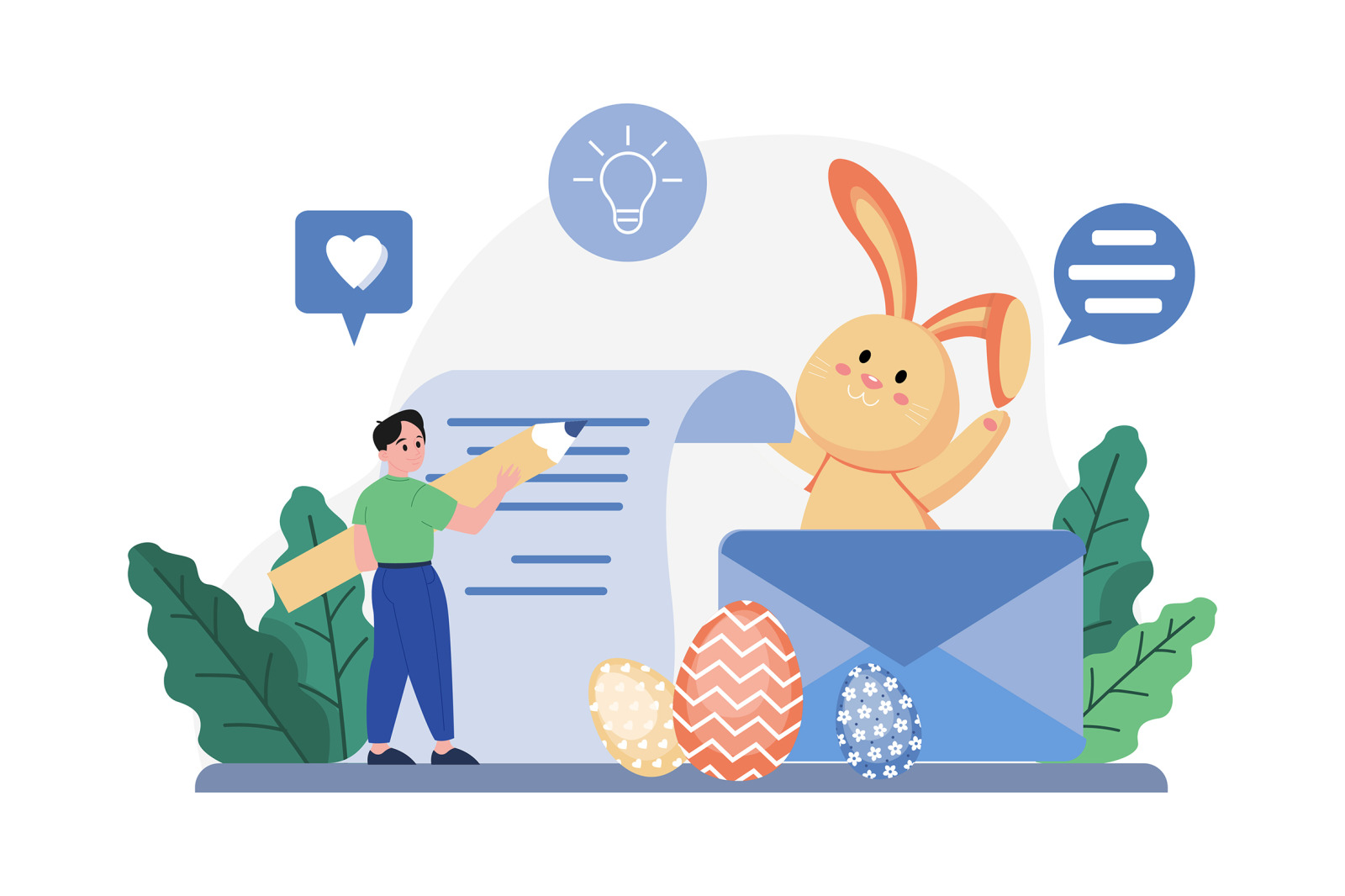 M513_ Easter Day Illustration Pack M513_ Easter Day Illustration Pack