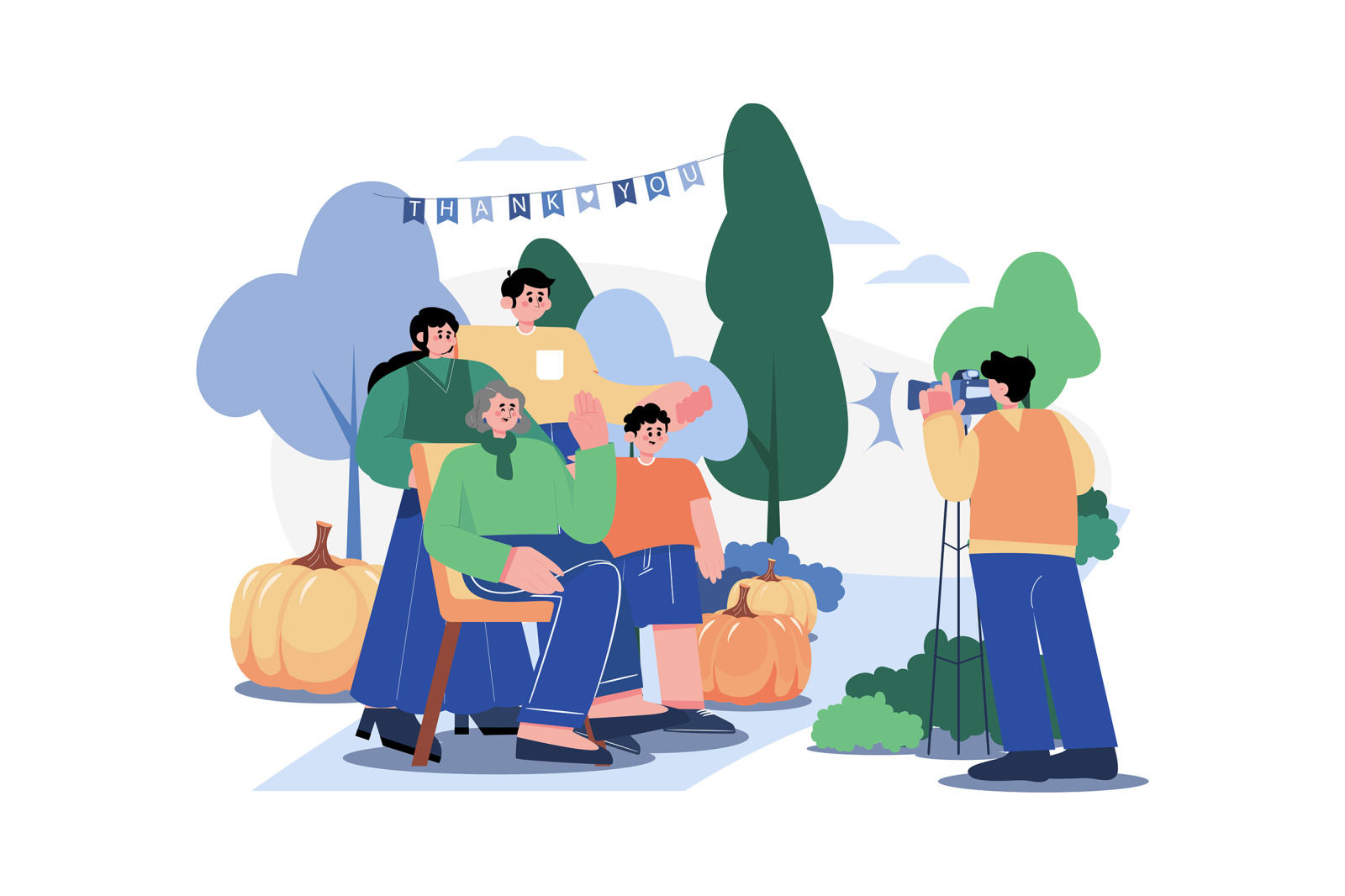 M517_ Thanksgiving Day Illustration Pack M517_ Thanksgiving Day Illustration Pack