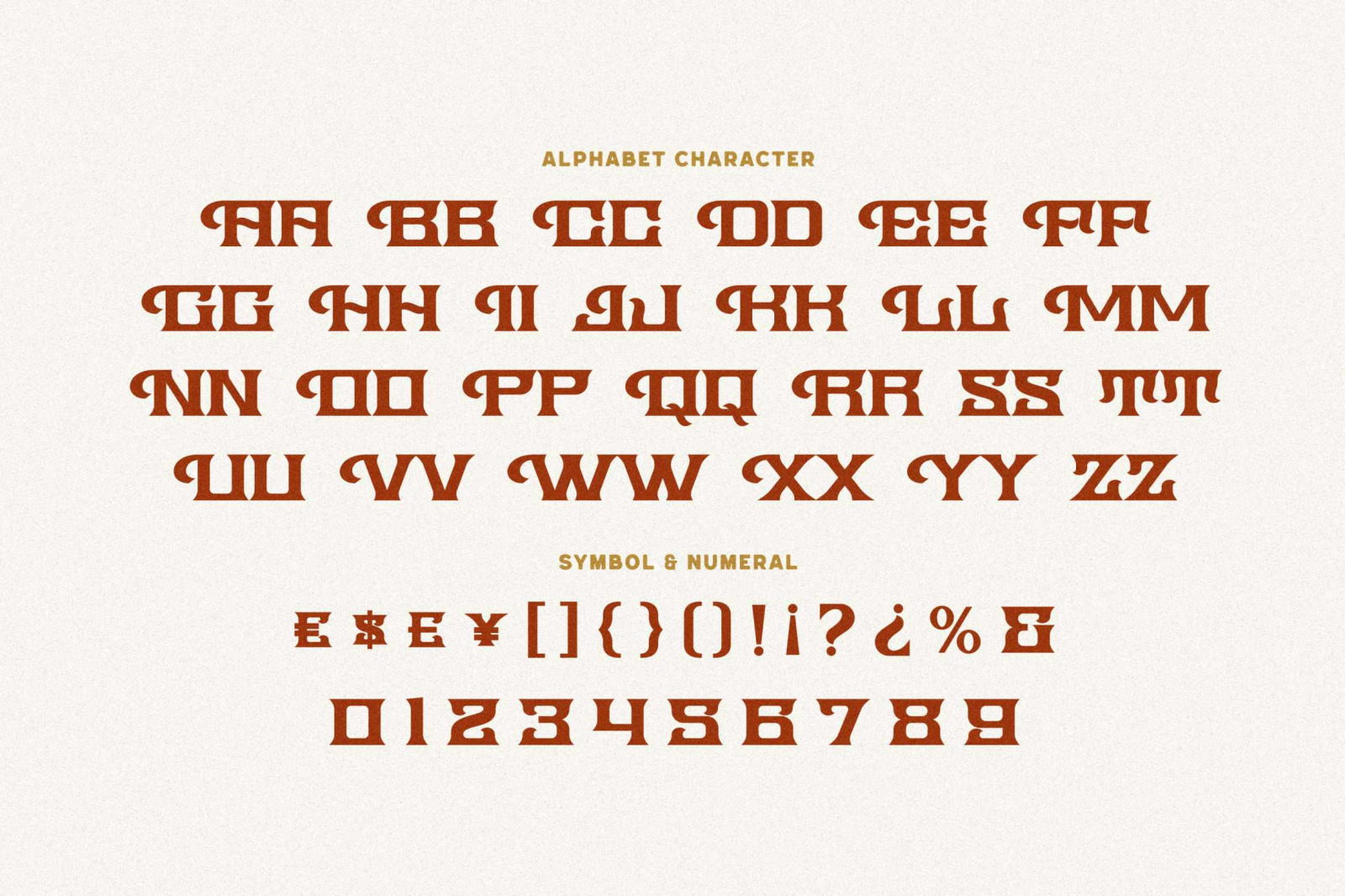 Onec Nords - Vintage Display Font Onec Nords - Vintage Display Font