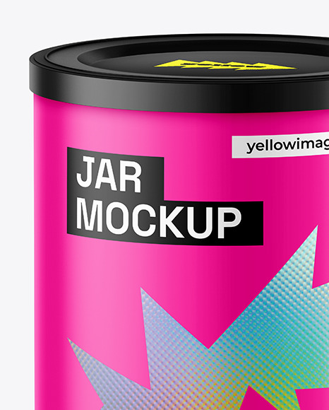 Matte Jar Mockup