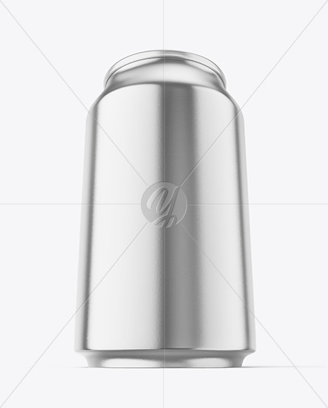 330ml Metallic Drink Can Mockup
