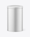 Matte Metallic Jar Mockup