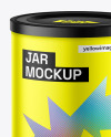 Matte Metallic Jar Mockup