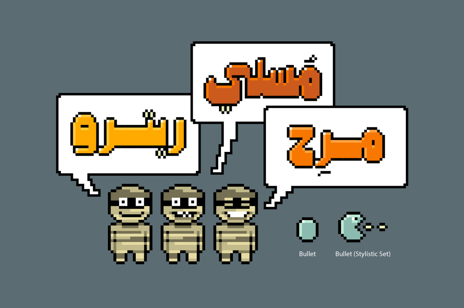 Mopaxel - Arabic Color Font Mopaxel - Arabic Color Font