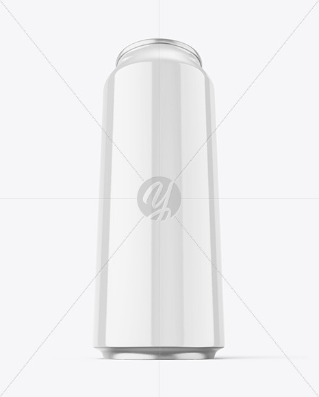 500ml Glossy Drink Can Mockup