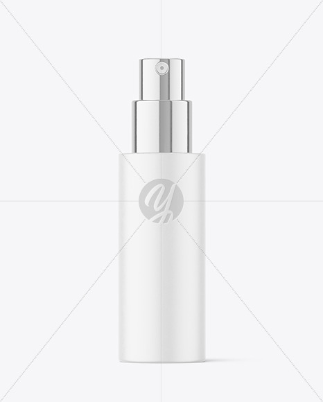 Matte Spray Bottle Mockup