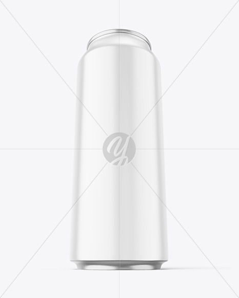 500ml Matte Drink Can Mockup