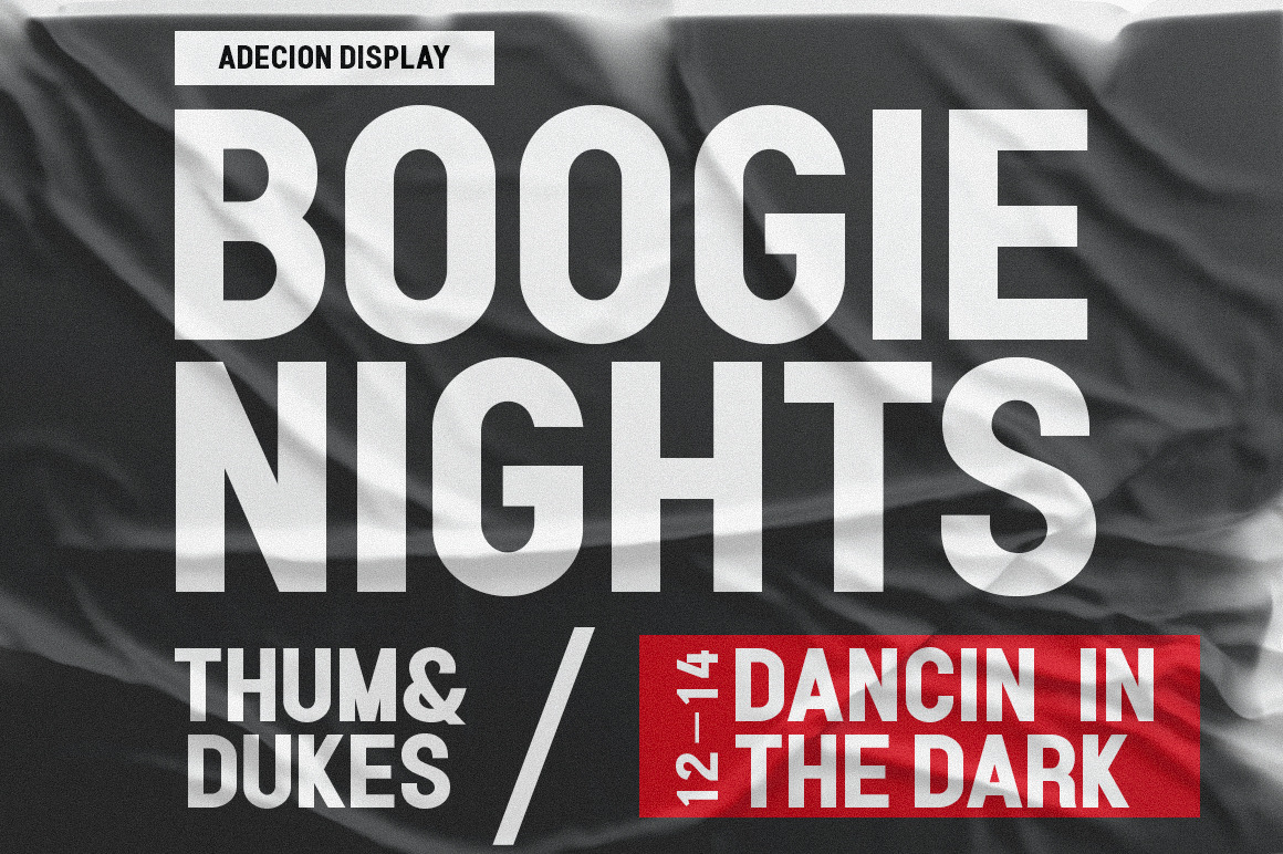 Adecion Display Font Adecion Display Font