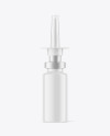 Glossy Nasal Spray Bottle Mockup