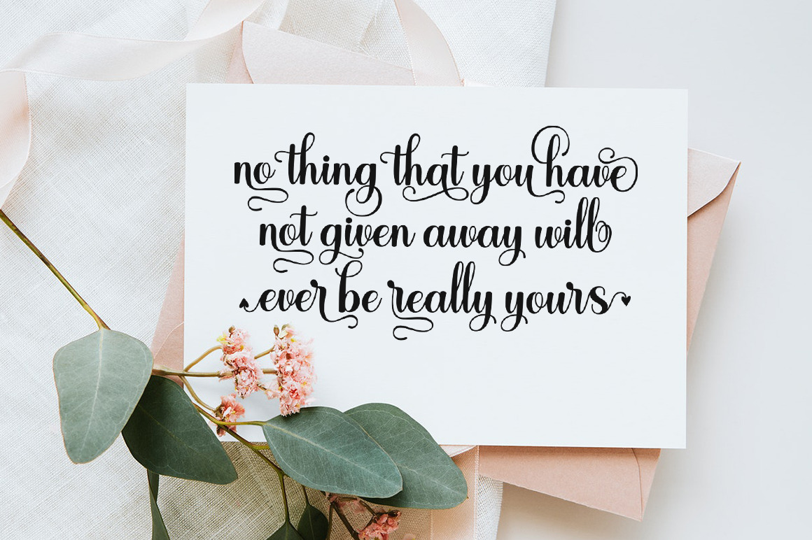 Ashley Bergamote Font Ashley Bergamote Font