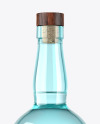 Vintage Vodka Bottle Mockup