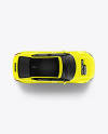 Electric Car Mockup - Top View