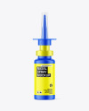 Matte Nasal Spray Bottle Mockup