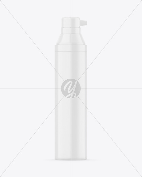 Glossy Cosmetic Bottle w/ Pump Mockup