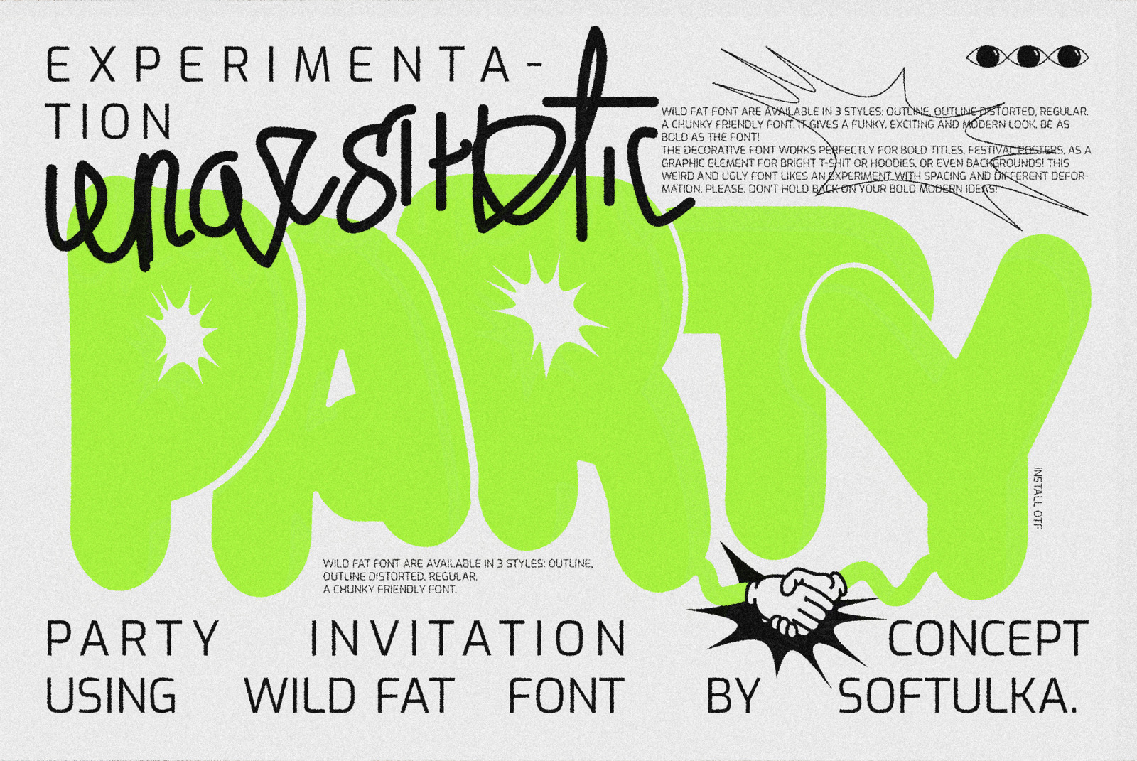 Wild Fat Font Wild Fat Font