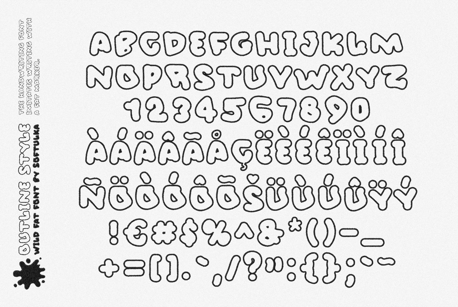 Wild Fat Font Wild Fat Font