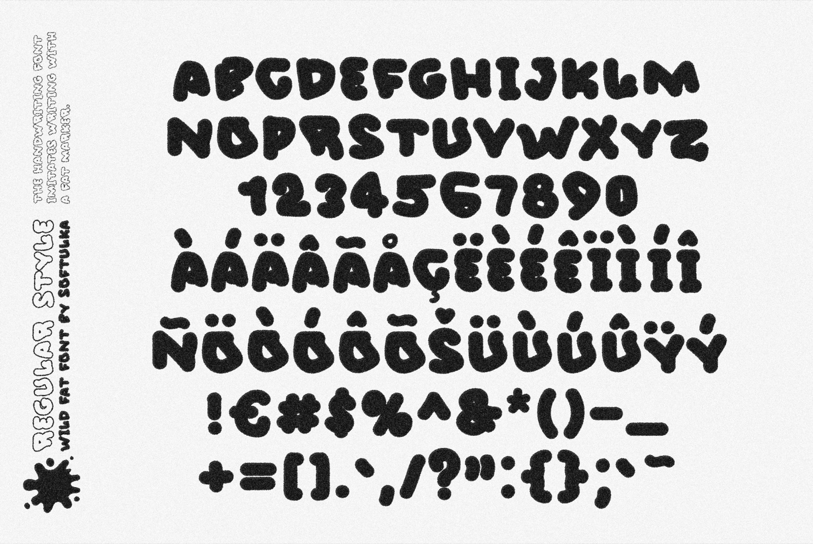 Wild Fat Font Wild Fat Font