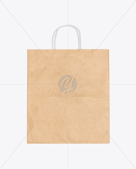 Kraft Paper Shopping Bag Mockup