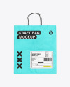 Kraft Paper Shopping Bag Mockup