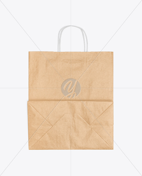 Kraft Paper Shopping Bag Mockup