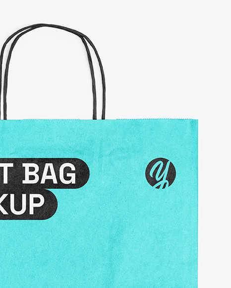 Kraft Paper Shopping Bag Mockup