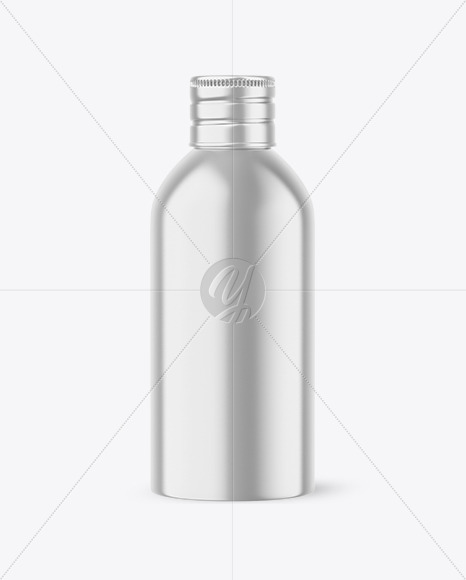 Metallic Bottle Mockup