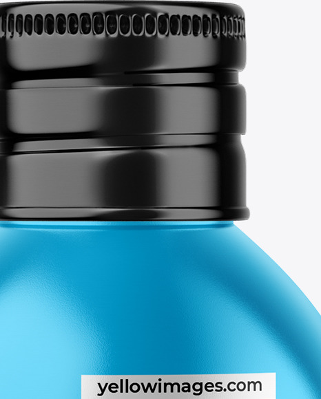 Metallic Bottle Mockup