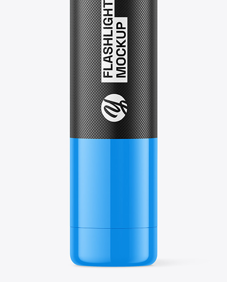 Glossy Flashlight Mockup