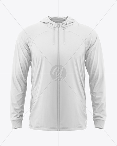 Reglan Full-Zip Hoodie Mockup - Front View