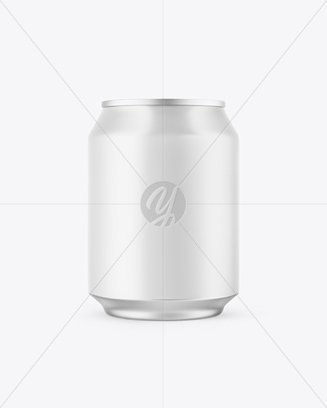 250ml Classic Can With Matte Finish Mockup