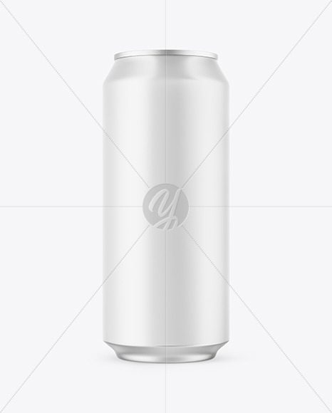 473ml Classic Can With Matte Finish Mockup