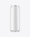 500ml Classic Can With Matte Finish Mockup