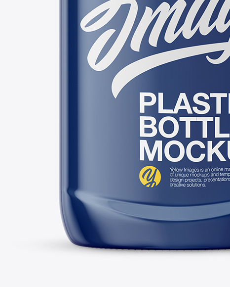 Glossy Sauce Bottle Mockup