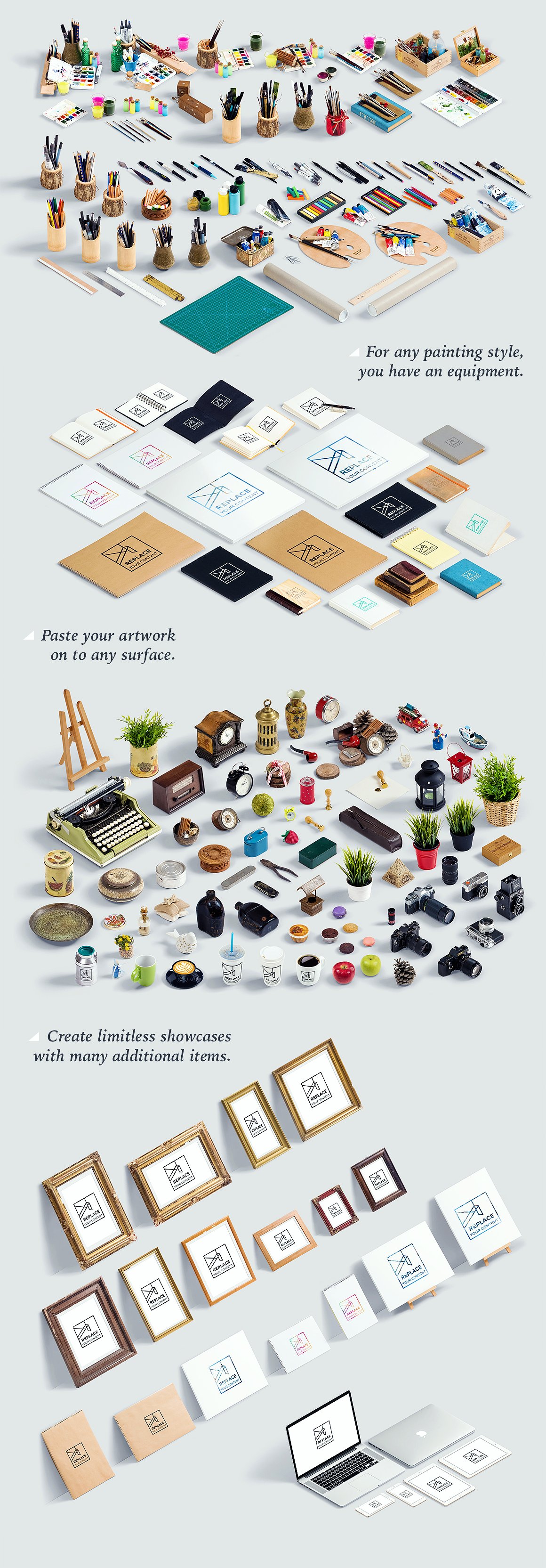 Isometric Art Equipments Scene Generator Isometric Art Equipments Scene Generator