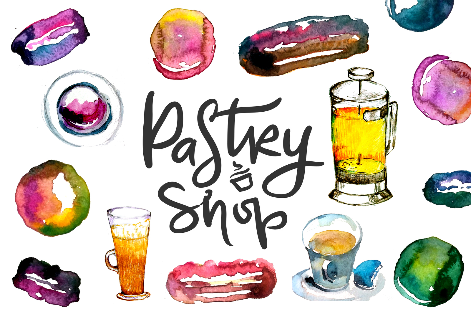 Pastry shop design kit Pastry shop design kit