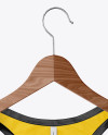 Сrumpled Tank Top On Hanger Mockup
