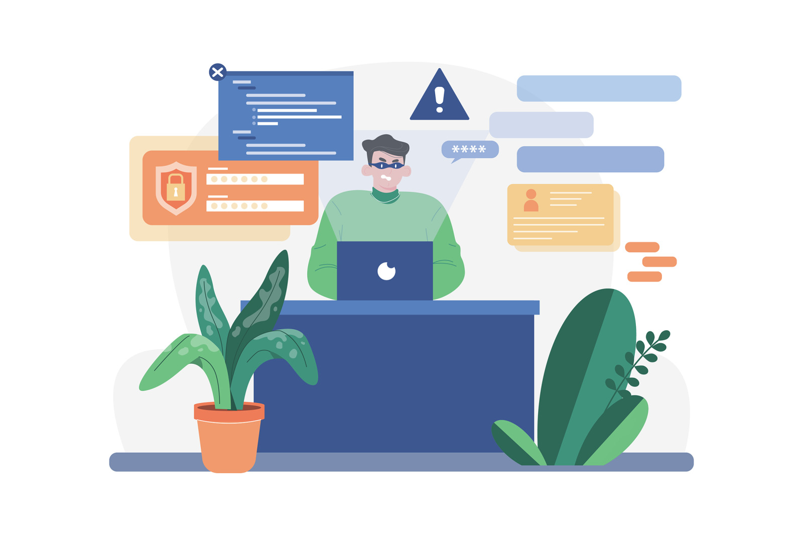 M492_Cyber Security Illustration Pack
