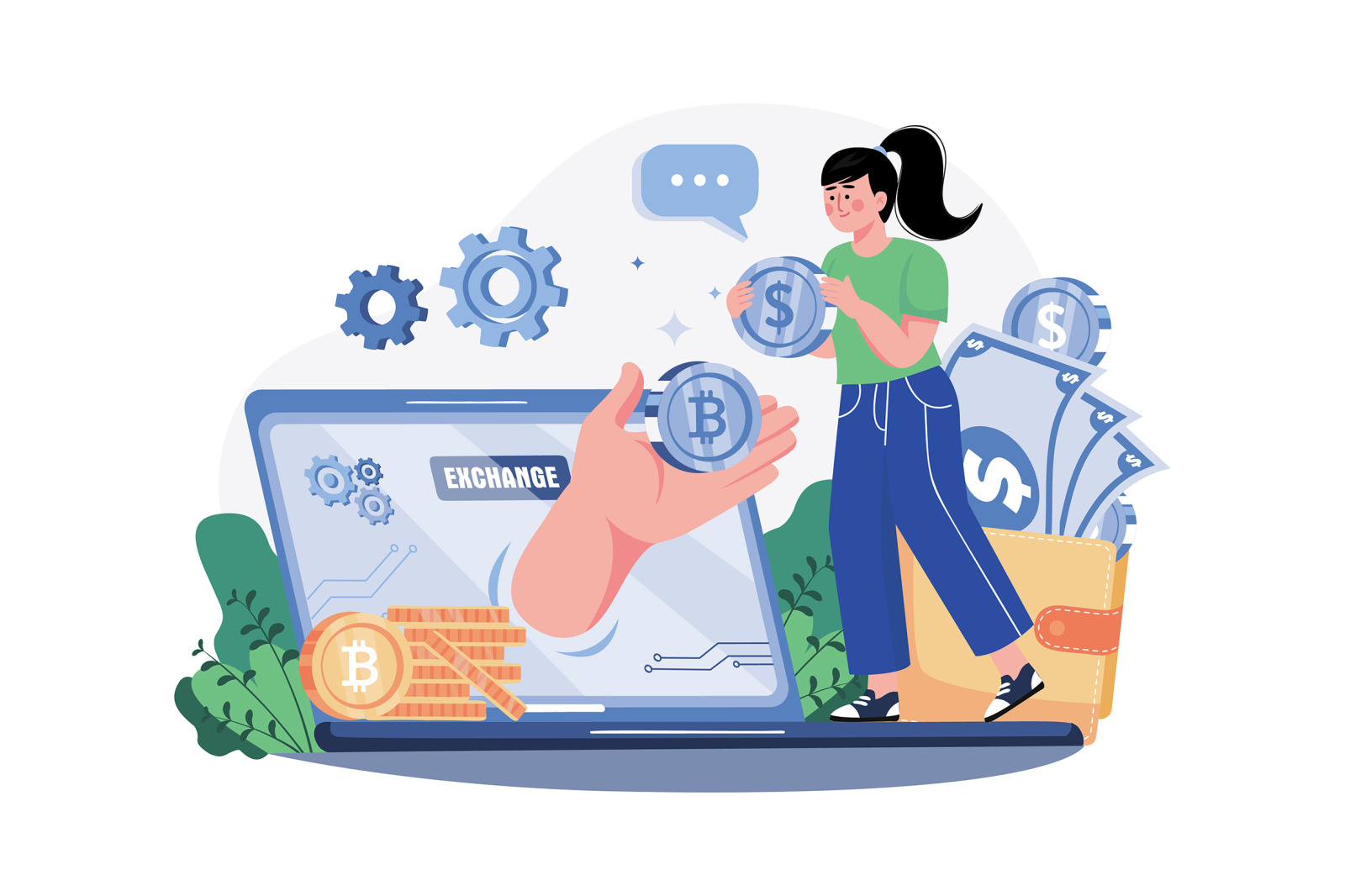 M495_Cryptocurrency Illustration Pack M495_Cryptocurrency Illustration Pack