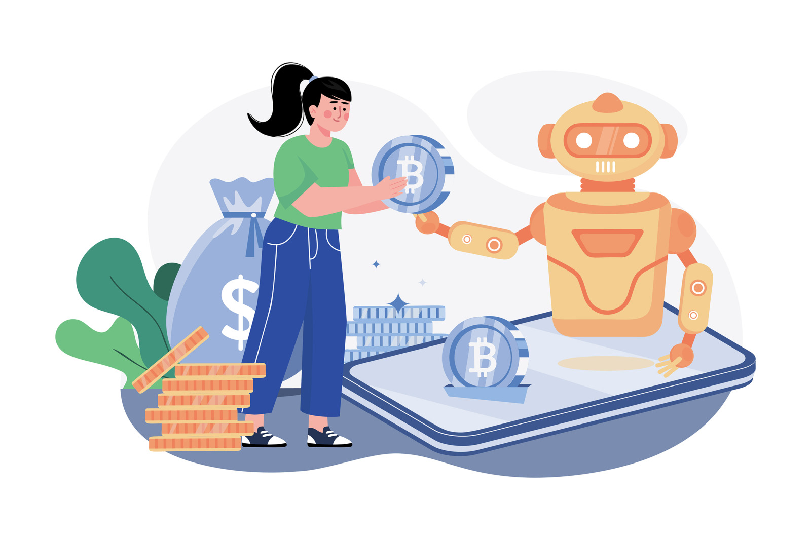 M495_Cryptocurrency Illustration Pack M495_Cryptocurrency Illustration Pack