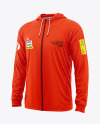 Reglan Full-Zip Hoodie Mockup - Half Side View