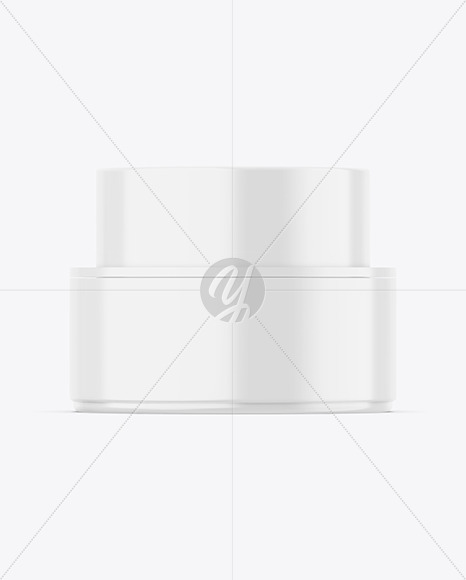 Glossy Cosmetic Jar Mockup