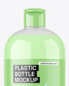 Clear Plastic Bottle Mockup