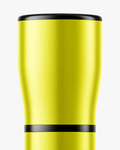 Matte Metallic Flashlight Mockup