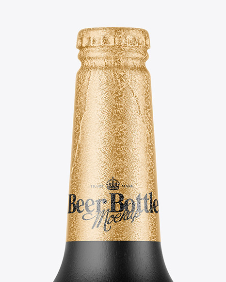 Ceramic Beer Bottle Mockup
