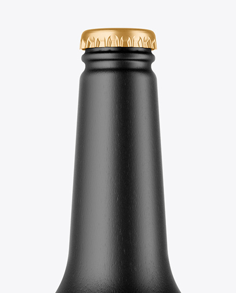 Ceramic Beer Bottle Mockup