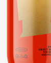 Glossy Plastic Bottle Mockup