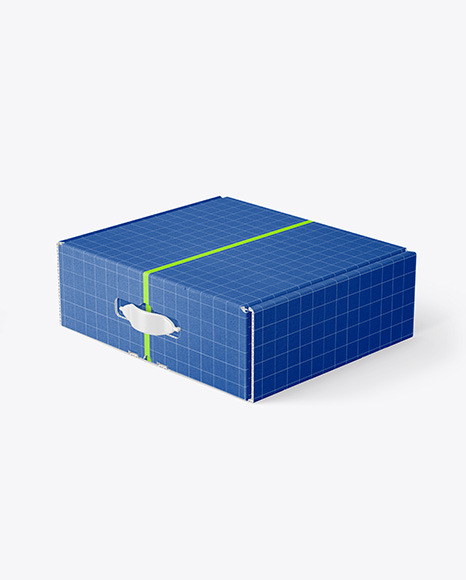 Corrugated Mailing Box Mockup