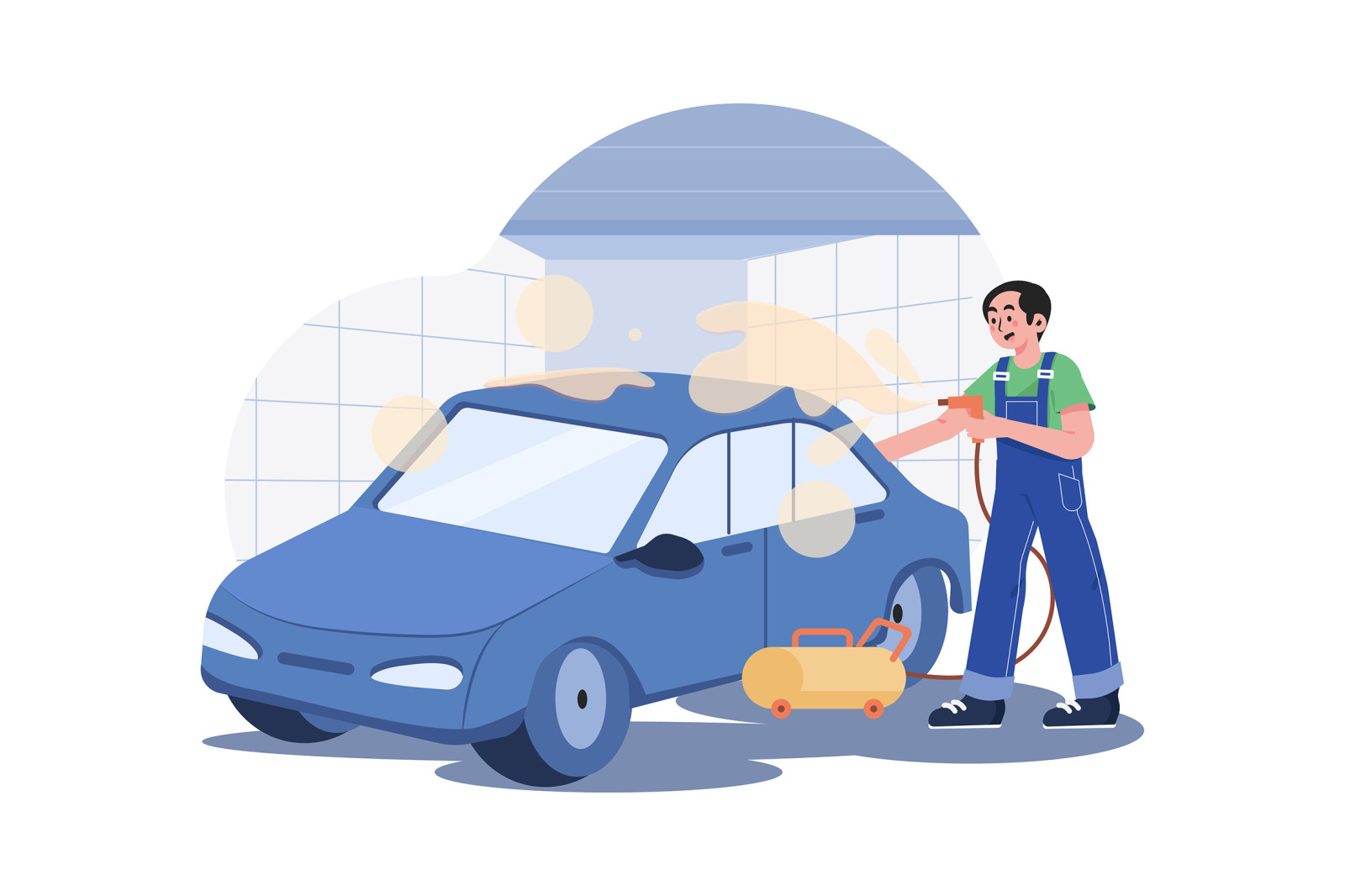 M488_Car Wash Service Illustrations